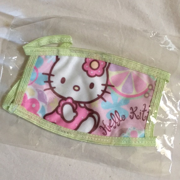 HELLO KITTY BUNDLE OF 2 FACE MASKS FOR YOUNG CHILDREN - Picture 2 of 5
